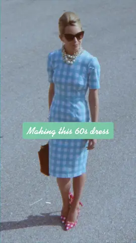 Made a 1960s inspired dress!! #sewing #fashion #foryou #foryoupage #fyp #DIY #minitutorials