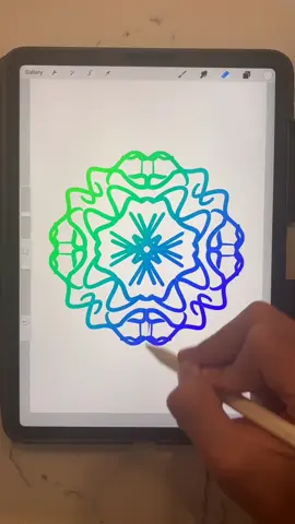 I’m so bored. How’s ur quarantine going? #art #procreate #mandala #satisfying #athstetic #pastel #color #fyp #foryou #viral #dontletthisflop