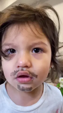 MY DAUGHTER GREW A MUSTACHE 😂 #fatherdaughter #funny #girldad #ScoobDance #jumpman