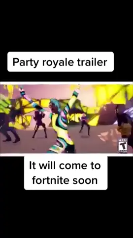 This trailer will come out to fortnite soon it is the party royale trailer