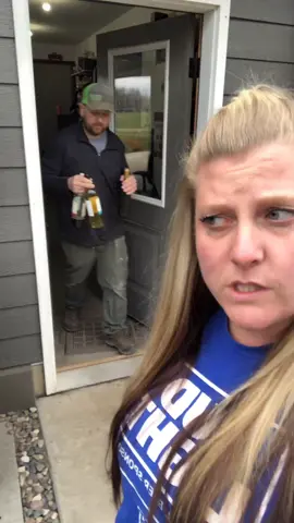 He’s throwing away my wine 😭😭#husband #wine #fyp #thisiswrong