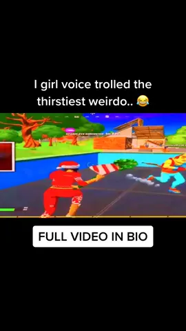 GIRL VOICE TROLLING A THIRSTY KID 🤤#foryou #foryoupage #girlvoice #voiceactor #fypage #featured #fyp #fy #thirsty #fortnite