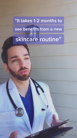 Skincare is like exercise - be consistent, be patient! #skincare #skincarecheck #fyp