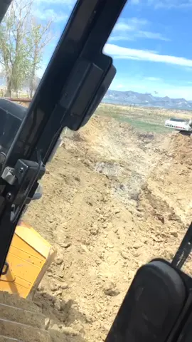 Building slopes##doinwork#fory#foryou#foryourpage#movingdirt##dozer#sideways