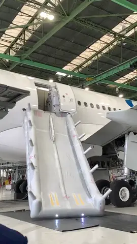 Emergency evacuation test #airbus #airbusa330 #plane #airplane #aircraft #aircraftechnicians #aircraftchallenge #pourtoi #foyou