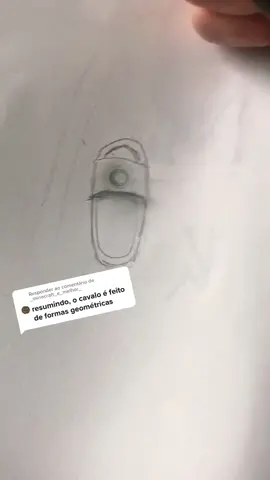 Desenho é: treinar o olho para enxergar formas geométricas. Testem em casa ♥️ #desenho #desenhar #foryou#paravoce#tutorialdedesenho #comodesenhar #fy