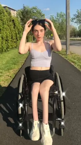 Is proving people wrong a hobby? 😏 #walkchallenge #poseathome #model #wheelchair #Runway #motivation #provethemwrong #fyp