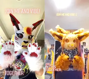#duet with @blackrabbitartist #furryvibe #erasetheh8 #allintogether join the vibe! Let’s make a chain! #dymphna #furry #furriesoftiktok