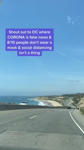 Orange County check 🙄 #orangecounty #theoc #highway1 #InTheHouseparty #TossYourCap #socal #lagunabeach #newportbeach #fakenews #coronatimeee