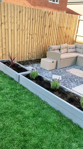 Not finished yet but our garden was all grass and this is what we have done up to now 😘 #trending #foryoupage #fypage #garden #gardenmakeover