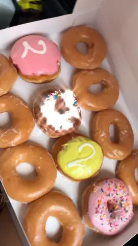 Seniors get a free dozen at krispy kreme today🤩 #fyp