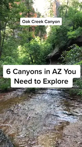 6 Canyons to Explore in AZ #arizona #canyons #azgang #azsquad #arizonacheck #arizonasquad #arizonalife #inarizona #canyons #explore #tiktoktravel