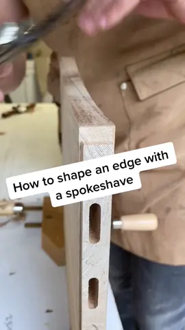 How to use a spokeshave #wood #woodworking #woodwork #joinery #DIY #diyhow #justdiyit #tiktokdiy #howto #foryou #foryoupage #fyp #4yp #4upage
