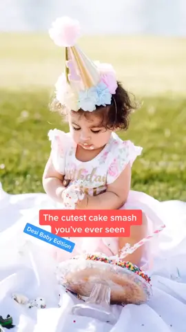 Cake smash for #mybabygirl 🎂 #desibaby #pakistanibaby #indianbaby
