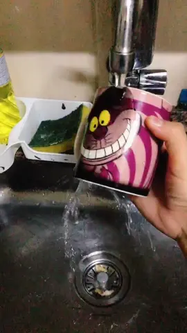 To igual criança com essa caneca 🤣 #canecabonita #aliceinwonderland #canecamagica #gatos #gatosfofos #moniogato #foryoupage #fyp #paravocê