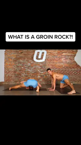 We’ve done videos on the #bottlerock before. Here’s a variation called a groin rock!  #moveu #movement #groinpain