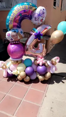 Jojo Balloon Bouquet 💖🌈🎀✨