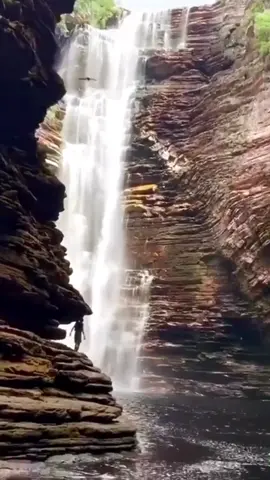 📍Cachoeira do Buracão #waterfall #chapadadiamantina #travel #brazil #tiktoktravel #bahia
