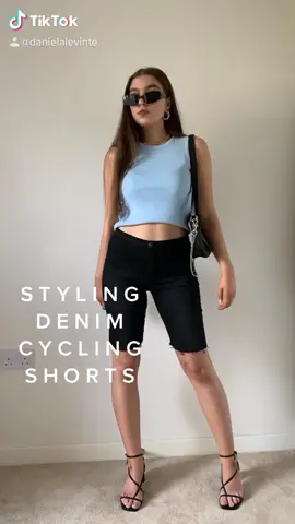 STYLING KNEE LENGTH SHORTS🖤 @luxetokill @topshoptopman  #stylingideas #shortschallenge #90slook #howtostylevideo #outfitstyling #summeroutfit #outfit