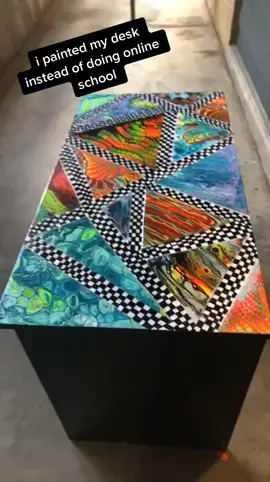 here’s my desk that i made !!!! <33 #fyp #foryou #foryoupage #art #paint