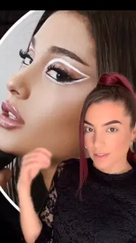 How to: White Graphic Liner ☔️ #rainonme #greenscreenvideo #greenscreen #ladygaga #arianagrande