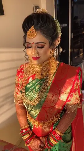 Agri bridel look ,engagement #viraj0202 #vp #virajpatilmakeup #bhiwandi #agrikoli #marathimusic @tiktok_india