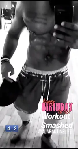 This is what 42 looks like!  #itsmybirthday #happybirthdaytome #geminiseason #42 #workout #maybabies #abs #beardgang #selflove #viral #birthdayboys