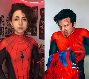 @ucnick_ should i light my suit on fire? Lmao 😂 #spiderman #marvel #c0splay #fyp #trending