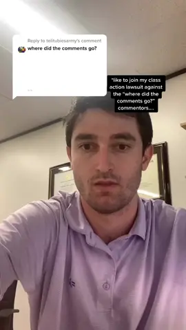 Reply to @telitubiesarmy I am starting a new class action lawsuit. Like the video to join. #joke #comment #law #attorneytom #lawsuit #wherediditgo