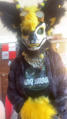 now you can’t unhear those lyrics!! #furry #furryfandom #fursona #fursuiter #fursuit #thesmiler #raptor #fyp #foryou #foryoupage