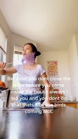 Damn birds coming #maincharacter #birds #couplecomedy #fyp