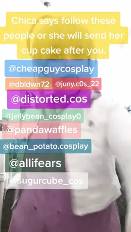 Follow: @bean_potato.cosplay @distorted.cos @artificial._.fruit @cheapguycosplay @juny.c0s_22 @jellybean_cosplay0 @dbldwn72 @sugurcube_cos @allifears