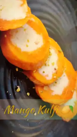 Mango Kulfi 🥭 #Summer #summertime #summerfruit #mango #mangokulfi #stuffedmangoicecream #kulfi #homemade #quarantinecooking #mangoicecream #food #aam