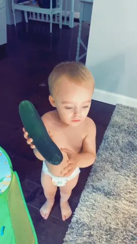 “This a cucumber” 😂 had NO clue he knew what that was 🤷‍♂️ #fyp #foryou #foryoupage #foryourpage