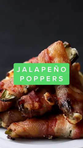 How to make jalapeño poppers with just 3 ingredients! 👌🏽 #LearnOnTikTok #tiktokpartner #tasty #homechef