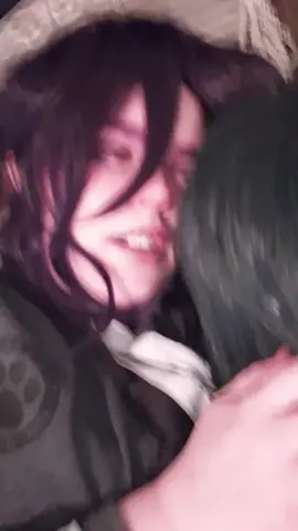 ya ever just be so lonely that you hug a foam head #kokichiouma #danganronpa