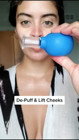 Face Cupping helps to drain fluid retention. Like for tutorial! #beauty #skincare #beautytips #beautyhacks #beautiful #esthetician #fyp #foryoupage