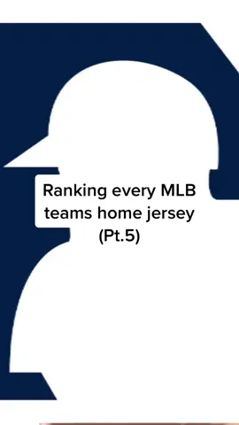 Ranking every MLB teams home jersey Pt.5 #MLB#baseball#fyp#foryoupage#mlbtheshow