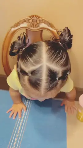 Today’s hairdo ❤️ #hairstyletutorial #cutehairstyles #toddler #shorthair #Fyp  #cuteideas