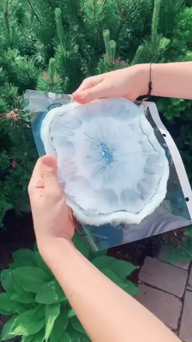 Check out one video back to see what I turned this into. #resindemold #homedecor #beautifulhomes #resincraft #upcycling #tiktokart #momover40