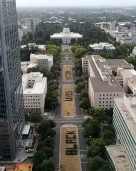 #BlackLivesMatter was painted on the street leading to #California’s State Capitol building (🎥: @bamr_theartist)