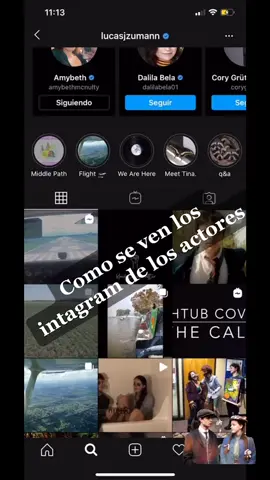 Así se ven los #instagram de #amybethmcnulty y de #lucasjadezumann #actores#annewithane #fandom #fyp #foryou