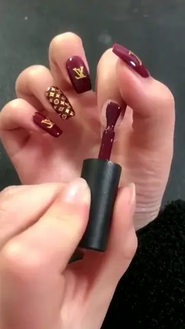 LV nails#nailsalon #nailscheck #nailschallenge #longnails #nails #nailpaints #fyp