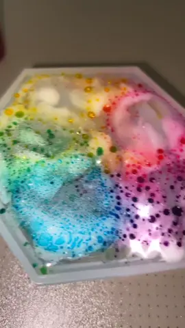 Rainbow trinket pot in the making 🌈 #rainbow #Pride #fyp