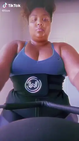 Lizzo with a message for the haters! 🙌💯 @lizzo #workout #viral #fyp