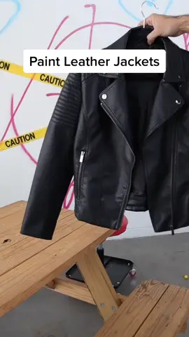 I’m painting some Punk leather jackets!!! Lets get started. #tiktokpartner #LearnOnTikTok