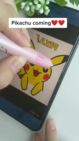 Pikachu coming,do u like it?#funny #foryou #swtpets #3dpen #tiktok