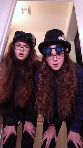 POV: steampunk twins find you crying in the bathroom. #pov #fyp #twins #twinsoftiktok
