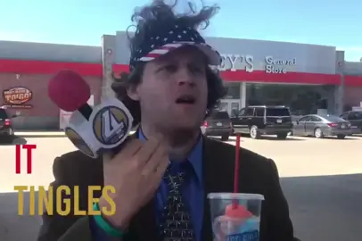 Hot Dog Boy Review - Casey’s General Store (middle of Iowa). 🚨still no hot dogs so reviewed a slushy🚨#fyp #travel #reporter #news #Foodie