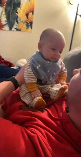 Copying daddy 🥺🥺 #fyp #SafeguardSplash #SelfCareRoutine #babyboy #babyfever